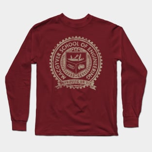 VINTAGE -  MacGyver School of Engineering Long Sleeve T-Shirt